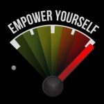 Empower Yourself meter sign concept illustration design graphic